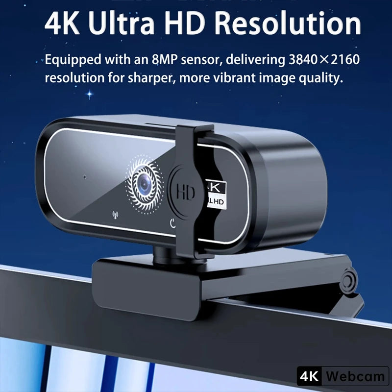 🎥✨ Xiaomi Q1 4K Webcam | 2K Autofocus USB Κάμερα με Μικρόφωνο | 1080P HD 📡 Για Βιντεοκλήσεις, Συνέδρια & Streaming (2025 Νέο)