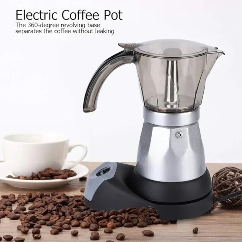 ☕⚡ Ηλεκτρική Καφετιέρα Espresso Moka – Ιταλικού & Κουβανέζικου Στυλ! ⚡☕ Electric Coffee Maker – Italian Cuban Brewing Espresso Moka Pot