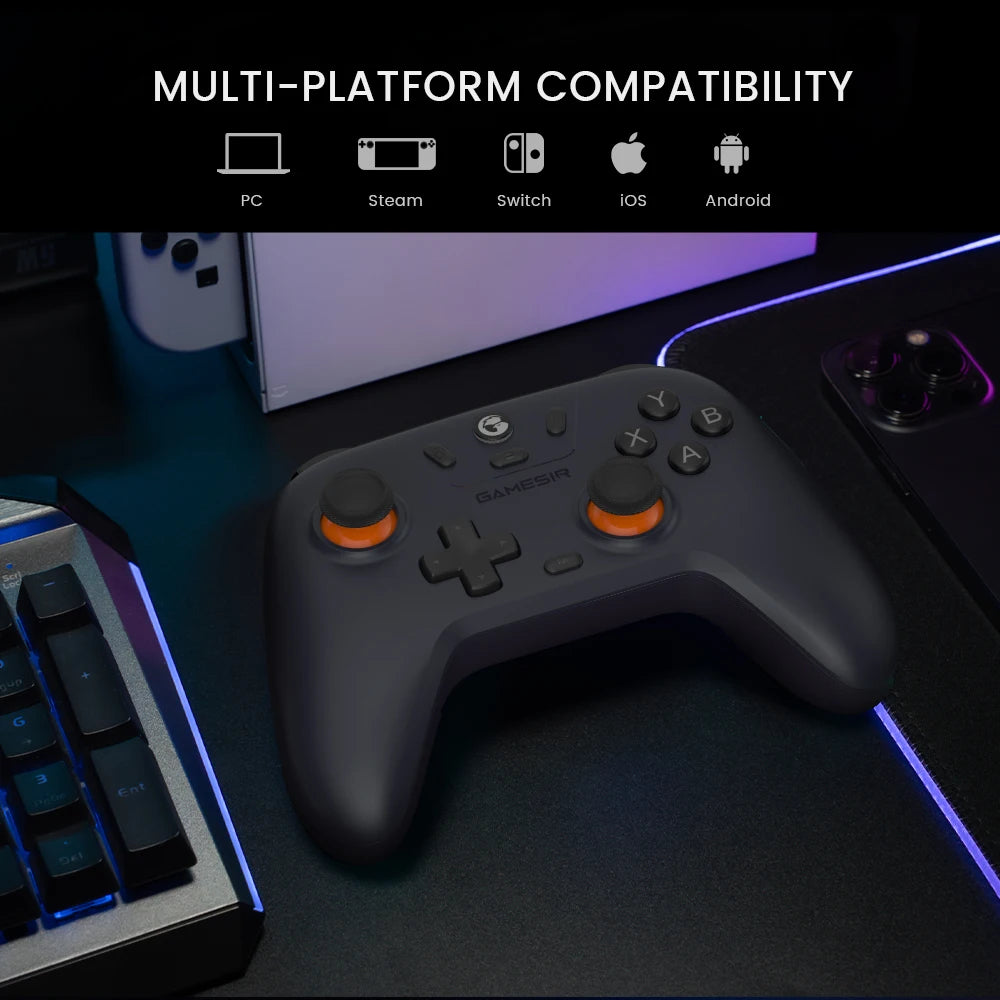 🎮⚡ GameSir T4 Nova Lite – Switch & PC Game Controller με Hall Effect Sticks & Tri-Mode Συνδεσιμότητα