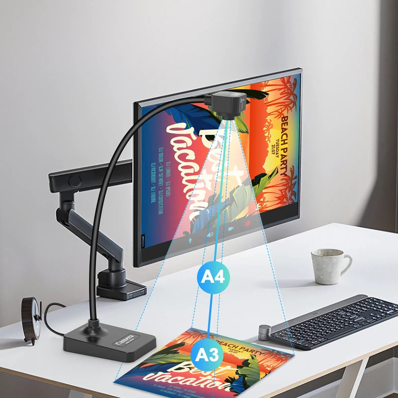 📸✨ USB Document Camera – Ο απόλυτος βοηθός για Διδασκαλία & Online Μαθήματα! 🎓💻