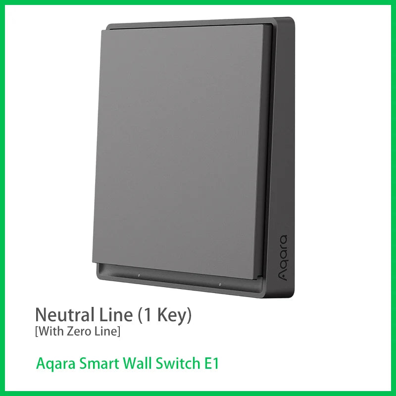 🔌✨ Aqara Smart Wall Switch E1 – Zigbee 3.0 WiFi Wireless Light Switch ✨🔌 Μοντέλο: QBKG38LM / QBKG39LM / QBKG40LM / QBKG41LM