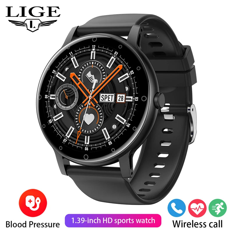 ⌚ LIGE Round Smartwatch – Κομψότητα & Δυνατότητες σε ένα ρολόι! ⌚