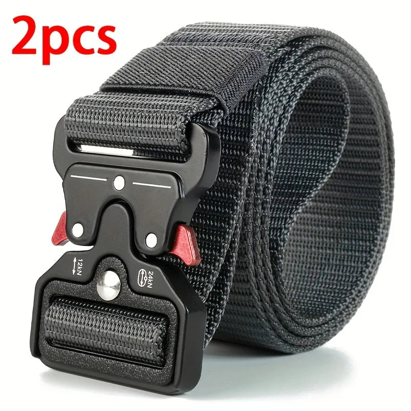 🪖👖 Versatile Men’s Tactical Belt – Durable & Adjustable Design ✨ Για Outdoor Sports, Jeans & Casual Wear (Unisex, 1 ή 2 Τεμάχια)