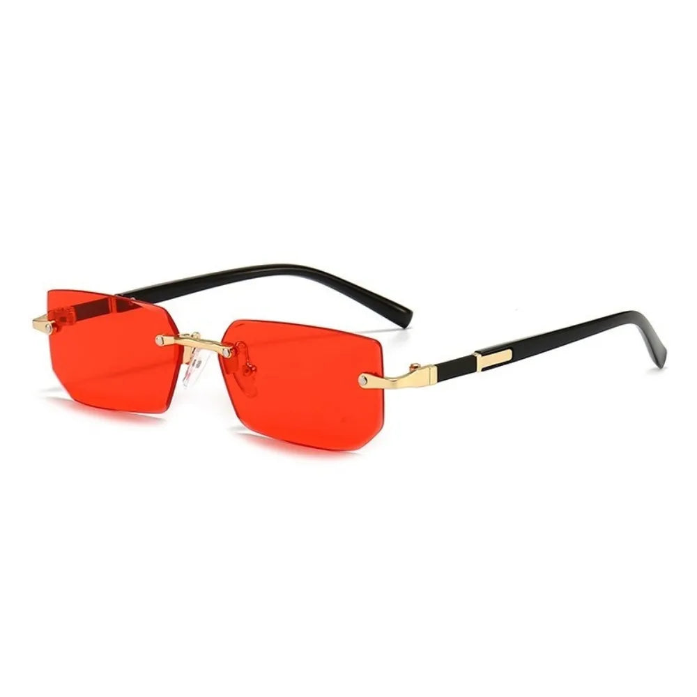 🕶️🌊 Retro Korean Γυαλιά Ηλίου – Frameless Gradient Shades ✨ UV400 Προστασία για Παραλία, Οδήγηση & Ταξίδια