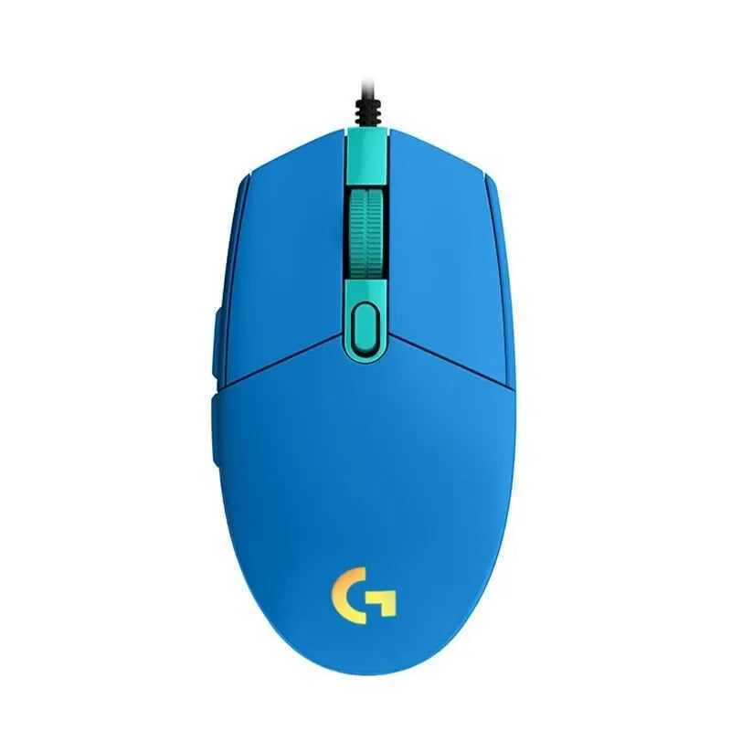 🎮 Logitech G102 RGB Wired Gaming Mouse – 8000 DPI, Rainbow Light Effects, USB για PC/Mac 💡 Ακρίβεια, στυλ & αξιοπιστία Logitech – ιδανικό για gamers & creators