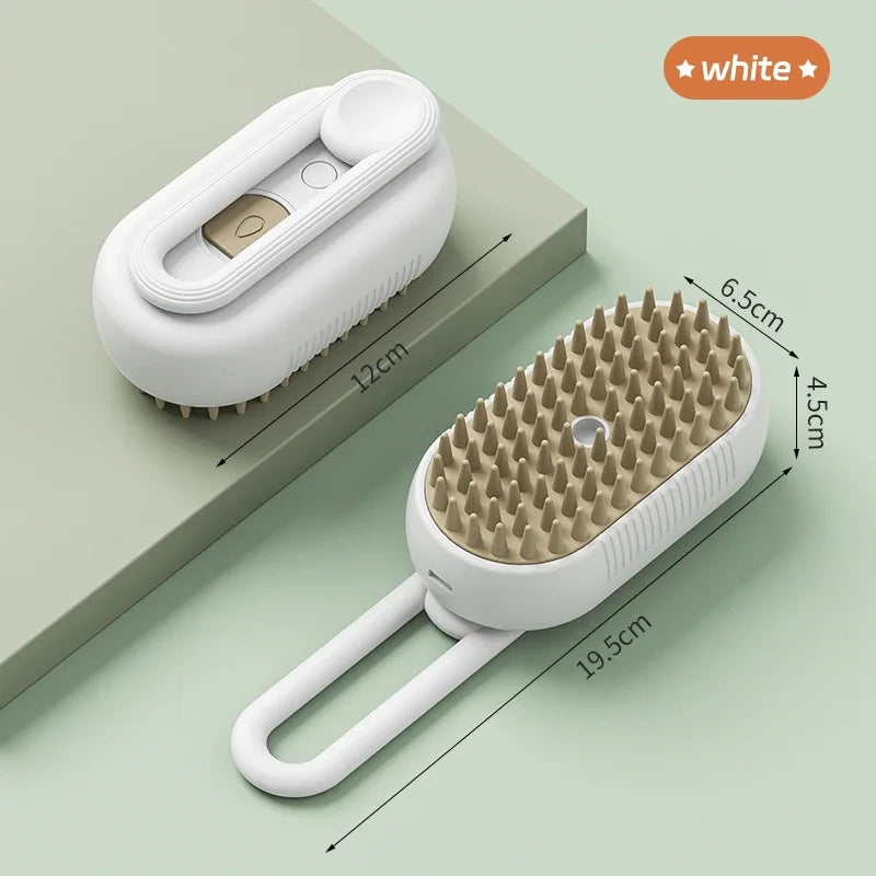 💦🐾 Pet Spray Massage Comb – Χτένα Καθαρισμού & Μασάζ με Ψεκασμό για Γάτες & Σκύλους ✨🐶🐱 Χτένισμα, καθαρισμός και φροντίδα – όλα με ένα πάτημα!