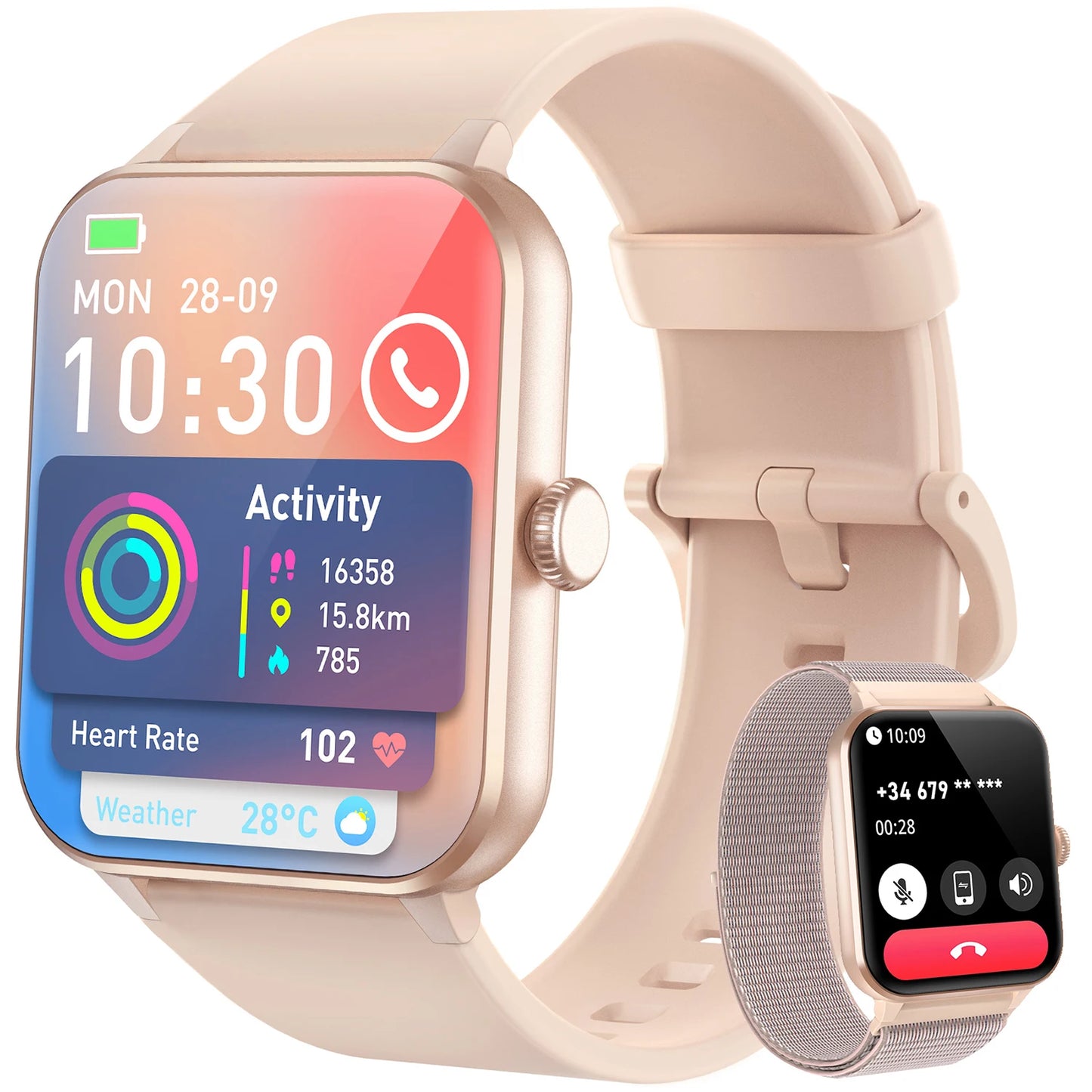 ⌚ Blackview R50 – Smartwatch 1.85" HD με SpO₂, Καρδιακό Ρυθμό & 100+ Αθλητικά Modes