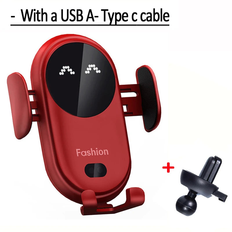 ⚡🚗 30W Wireless Car Charger – Έξυπνη Βάση & Ταχεία Φόρτιση στο Αυτοκίνητο! 🚗⚡ Qi Wireless Charging | Automatic Clamps | 360° Rotation | Air Vent Mount