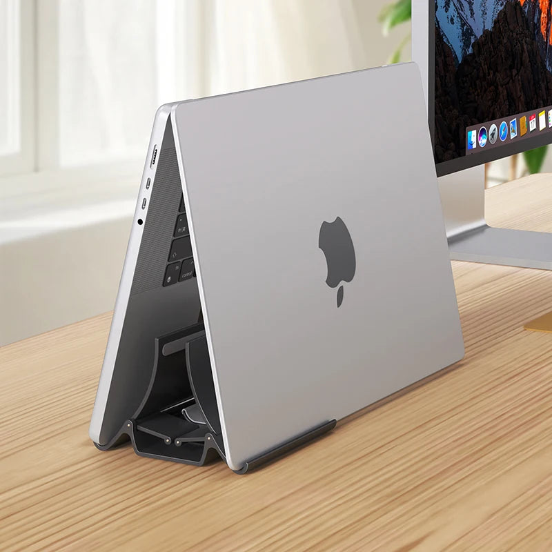💻📐 CABLETIME Vertical Laptop Stand – Gravity Holder για Laptop & Tablet 🎯