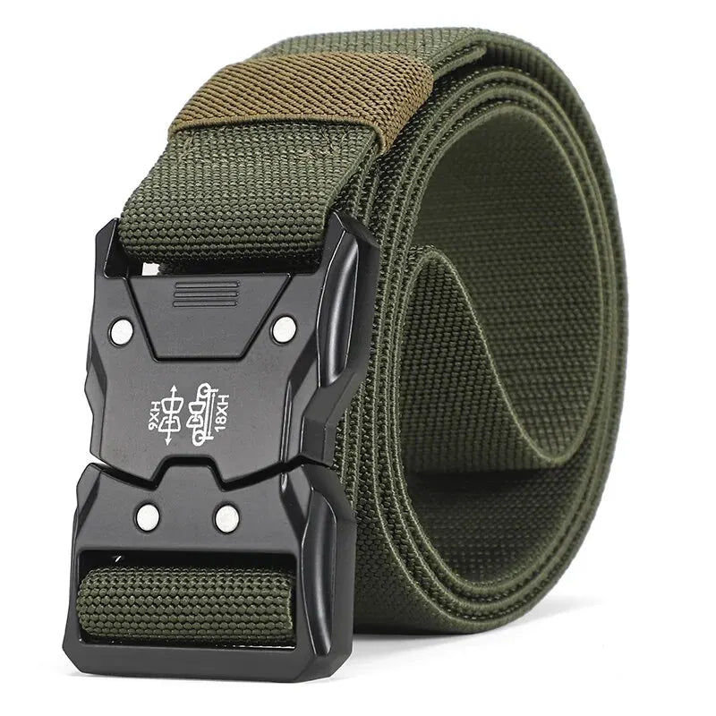 👖⚡ Tactical Ζώνη με Quick Release – Unisex Casual Outdoor Belt 🎯 Ελαστική Ζώνη Εκπαίδευσης & Καθημερινής Χρήσης