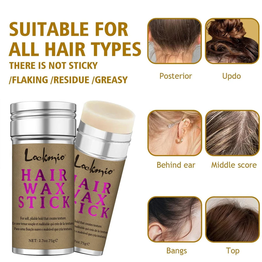 💇♀️✨ LOCKMIO Hair Wax Stick – Κατά του Frizz & για Τέλειο Styling 🎯