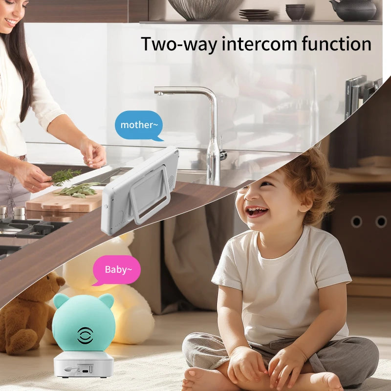 🍼📹 Danmini 2.4G 5” Baby Monitor με Tuya App & 1080P Κάμερα Η απόλυτη λύση για γονείς που θέλουν ασφάλεια, ηρεμία & άμεση επικοινωνία με το μωρό τους 💖