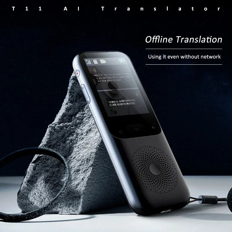 🌍 T11 Portable Audio Translator – 138 Γλώσσες, Online & Offline, AI Voice & Photo Translation