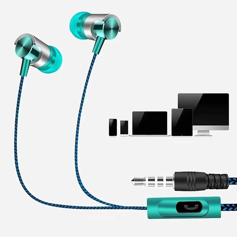 🎧 9D HIFI Heavy Bass – Μεταλλικά Ενσύρματα Earphones για Κρυστάλλινο Ήχο & Δυνατά Μπάσα! 🎧