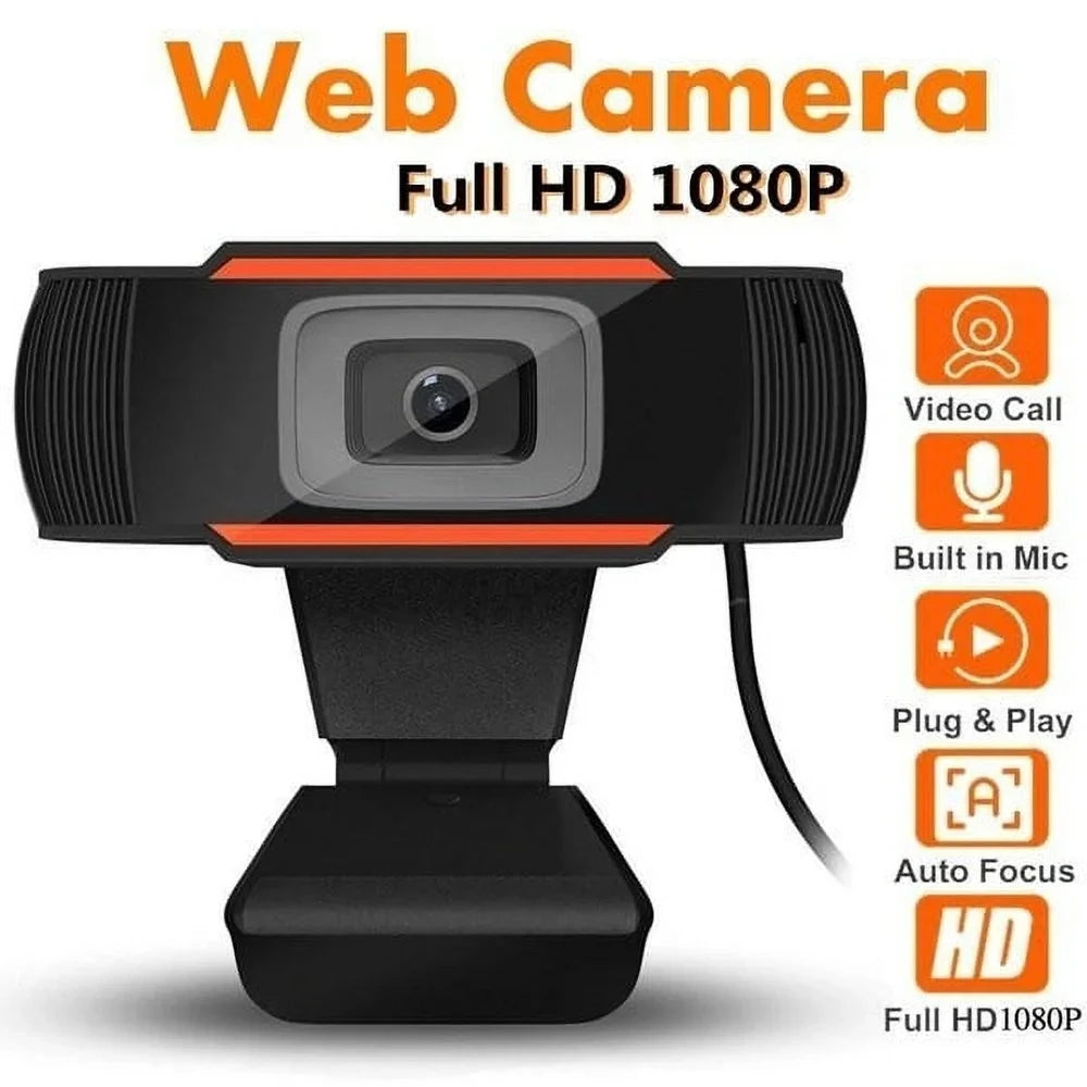 🎥💻 Gohero 2K/1080P Full HD Webcam με Μικρόφωνο 🎤 | USB Plug & Play | Autofocus 🔎 | Live Streaming & Video Calls