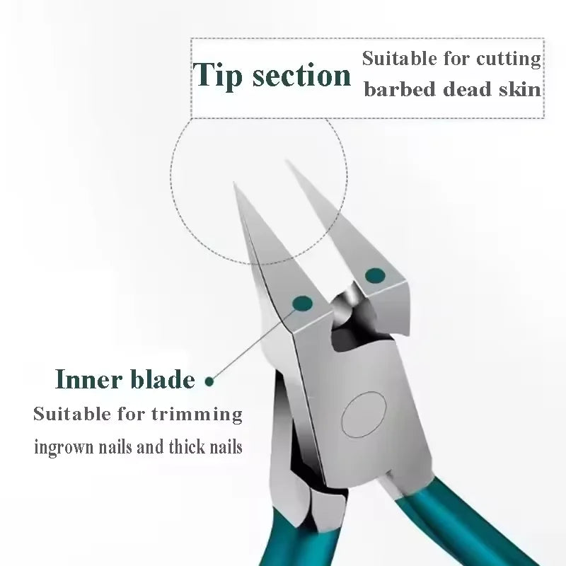 🦶✂️ Επαγγελματικό Κόφτης Νυχιών – Για Χοντρά & Εισεχόμενα Νύχια Ποδιών 👣 Stainless Steel Podiatrist Toenail Clipper