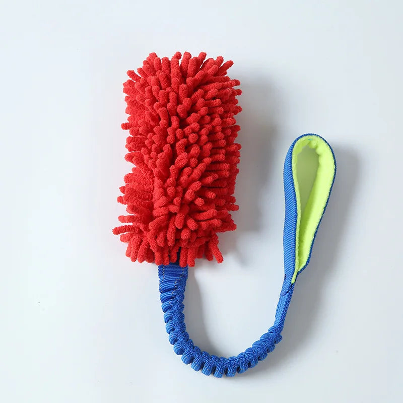 Dog Training Rope Toy 🐶🪢 | Plush + Rope Ball 🎾 | Bite-Resistant & Anti-Tear 💪 | Teeth Cleaning & Puzzle Play 🧠