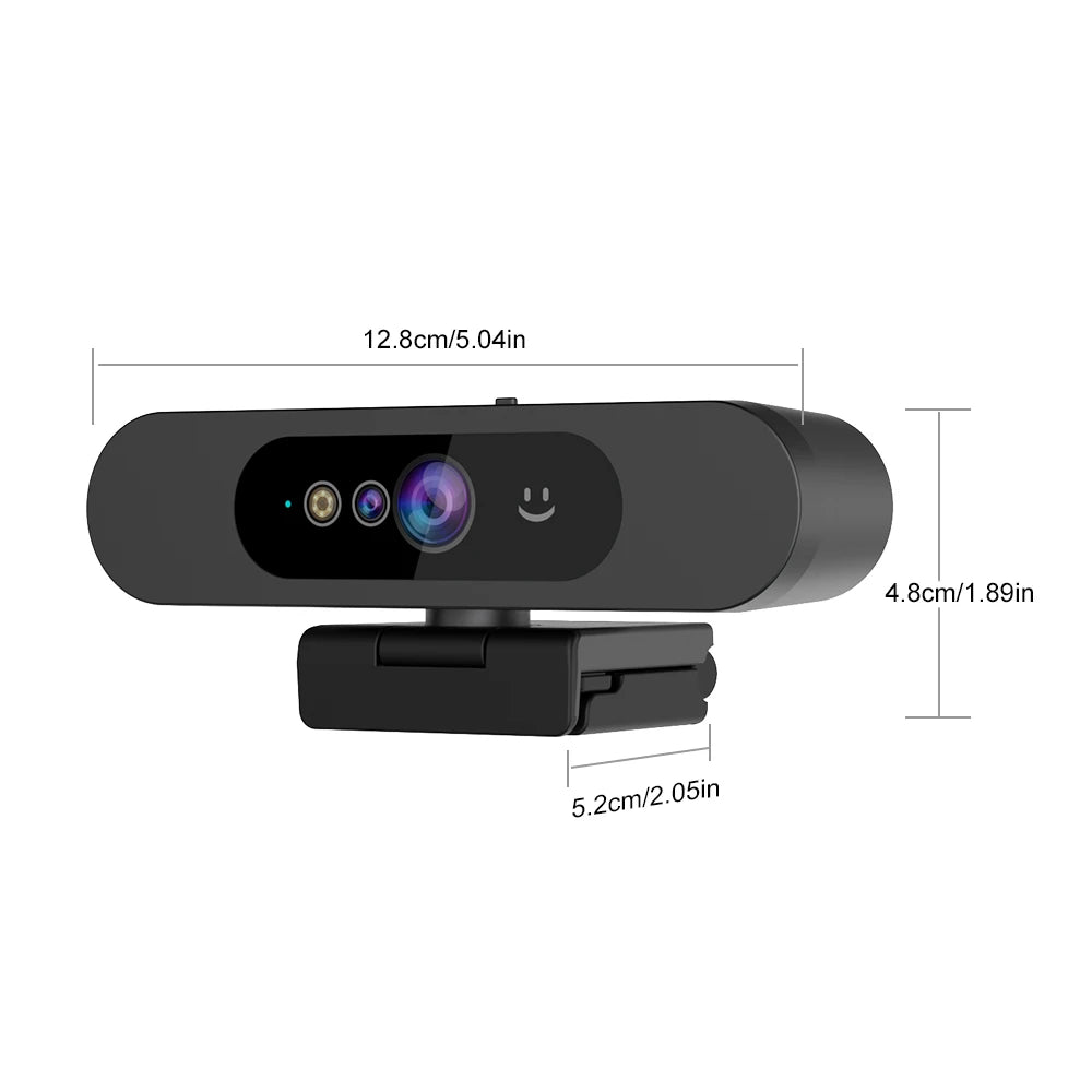 👀🔐 TOALLIN Windows Hello 2K Webcam – Με Αναγνώριση Προσώπου & Dual Mic 🎤💻