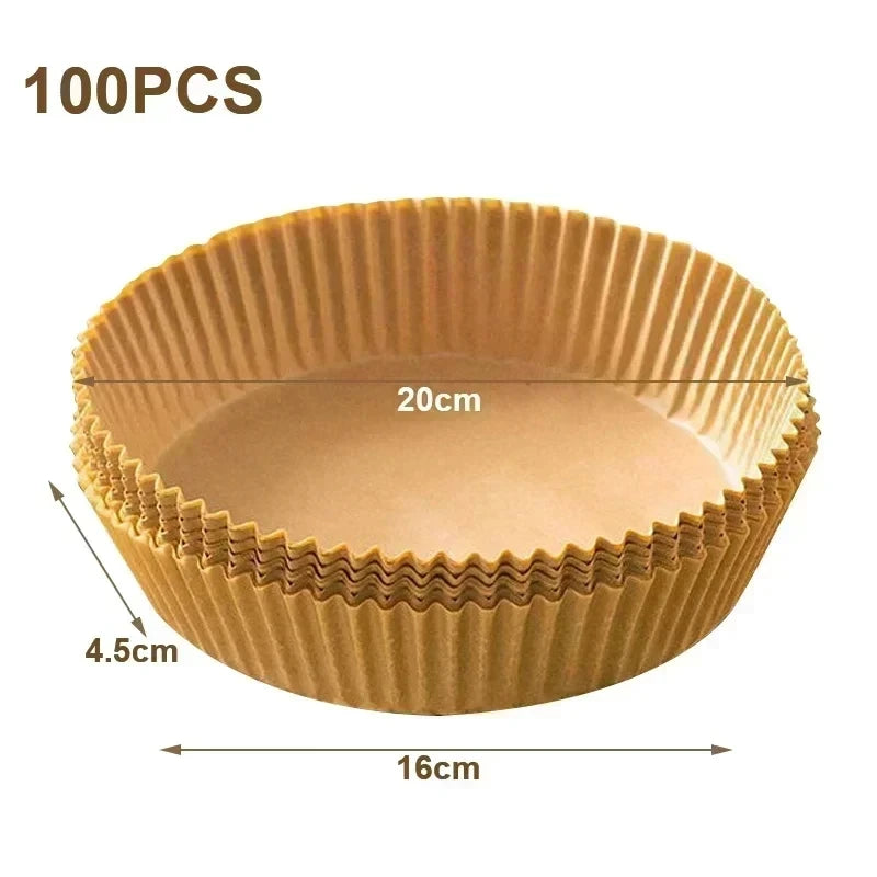 🍟🔥 50τμχ Air Fryer Grease Pads – Απόλυτη Καθαριότητα & Ευκολία στο Ψήσιμο! 🔥🍟 Απορροφητικά χαρτιά σιλικόνης για Air Fryer & Baking | Food Grade | Disposable