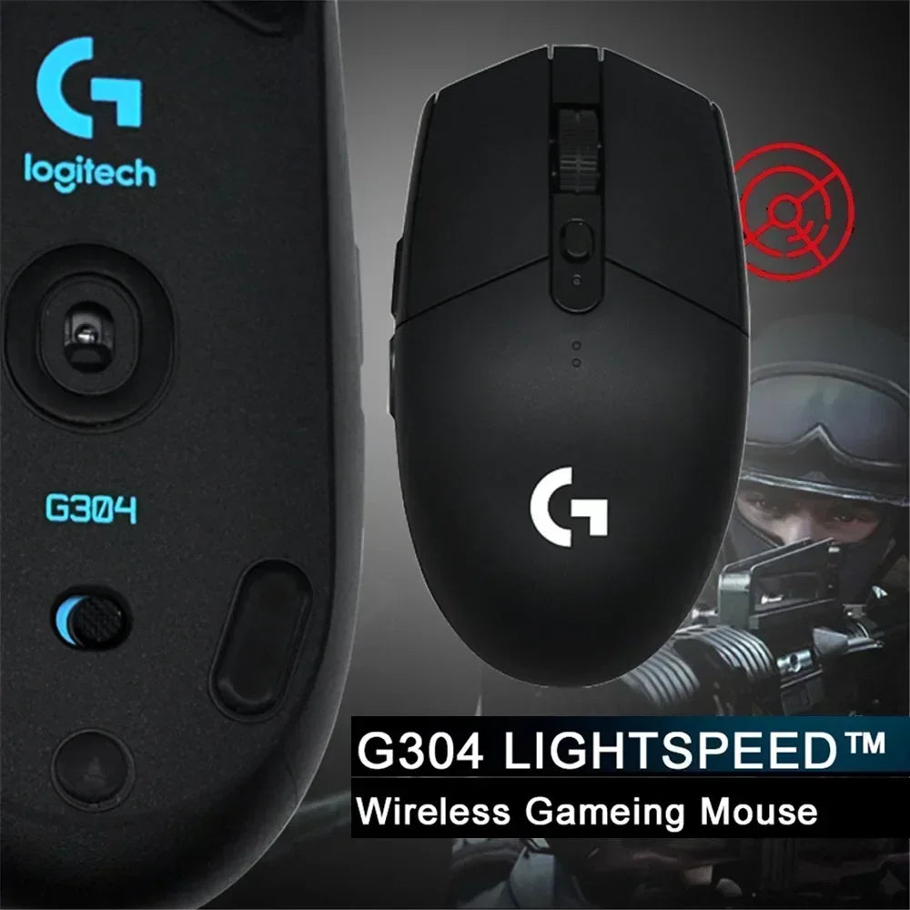 🎮 Logitech G304 LIGHTSPEED Ασύρματο Gaming Ποντίκι – HERO Sensor, 12000DPI, 6 Κουμπιά ✅ 100% Αυθεντικό | ⚡ LIGHTSPEED Τεχνολογία | 🧠 HERO Αισθητήρας | 🖱️ 6 Προγραμματιζόμενα Κουμπιά