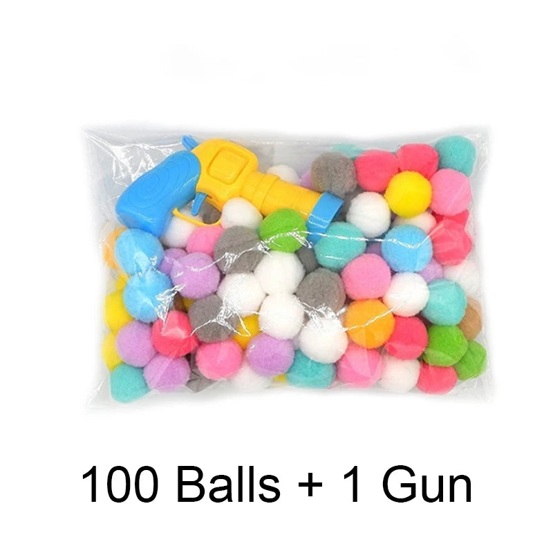 Cat Plush Ball Shooter 🐱🔫 | Silent Shooting Game 🎯 | Anti-Stress Fun 😻 | Soft Balls Included 🧸 | Interactive Cat Toy ✅