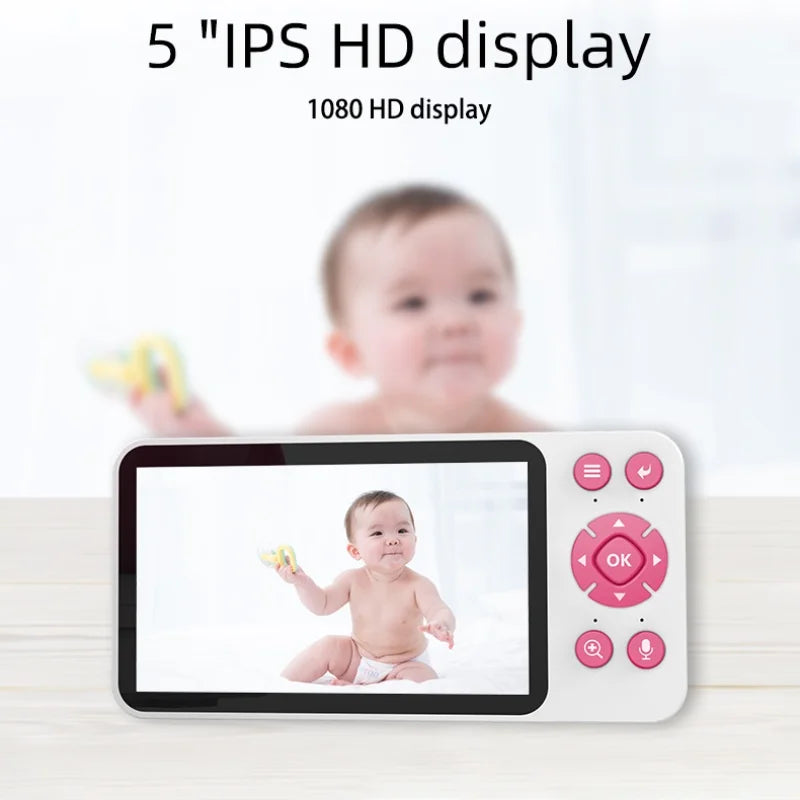 🍼📹 Danmini Smart Baby Monitor – Με Tuya App & Οθόνη 5” HD Η πιο έξυπνη και ασφαλής λύση για να έχεις το μωρό σου πάντα μπροστά σου – όπου κι αν είσαι! 💖