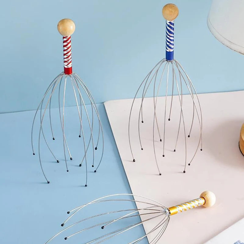 💆♂️🐙 Octopus Head Massager – Σκρατσαριστήρι Κεφαλής για Απόλυτη Χαλάρωση & Ανακούφιση