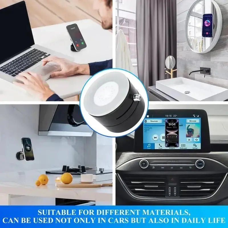 📱🧲 Magnetic Phone Holder Stand – Ρυθμιζόμενη & Πτυσσόμενη Βάση με Ισχυρή Βεντούζα & Vacuum Adsorption