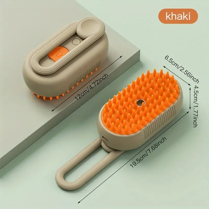 💦🐾 Pet Cleaning Spray Comb – Βούρτσα Περιποίησης με Υποδοχή Ψεκασμού για Σκύλους & Γάτες 🧴🪮 Συνδυάζει καθαρισμό & χτένισμα σε ένα εργαλείο – ιδανικό για καθημερινή περιποίηση!