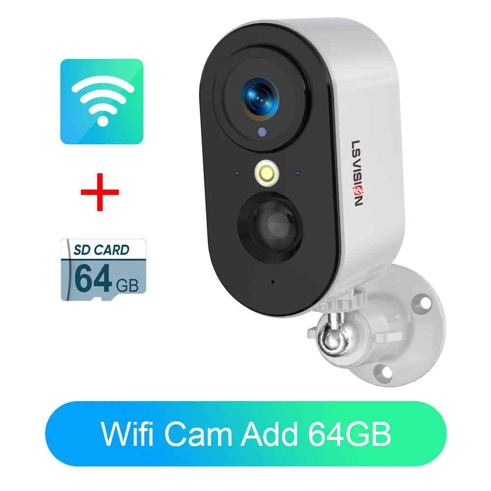 📹🔒 LS VISION 2K 5MP 4G SIM & WiFi Κάμερα Ασφαλείας με Μπαταρία 5200mAh Απόλυτη προστασία οπουδήποτε & οποτεδήποτε – χωρίς καλώδια, χωρίς όρια! 🚀