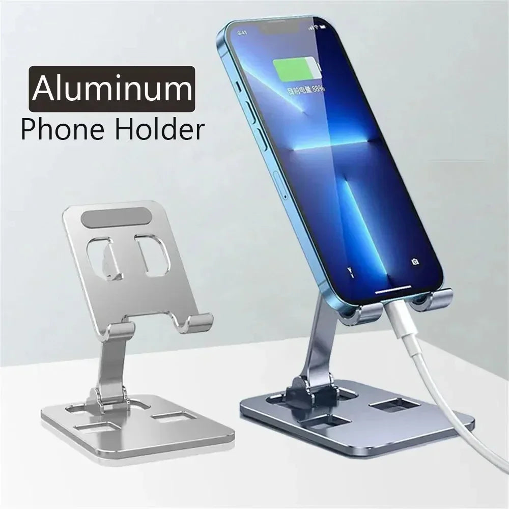📱 Universal Aluminum Alloy Portable Tablet Holder – Ρυθμιζόμενη Βάση Tablet & Κινητού