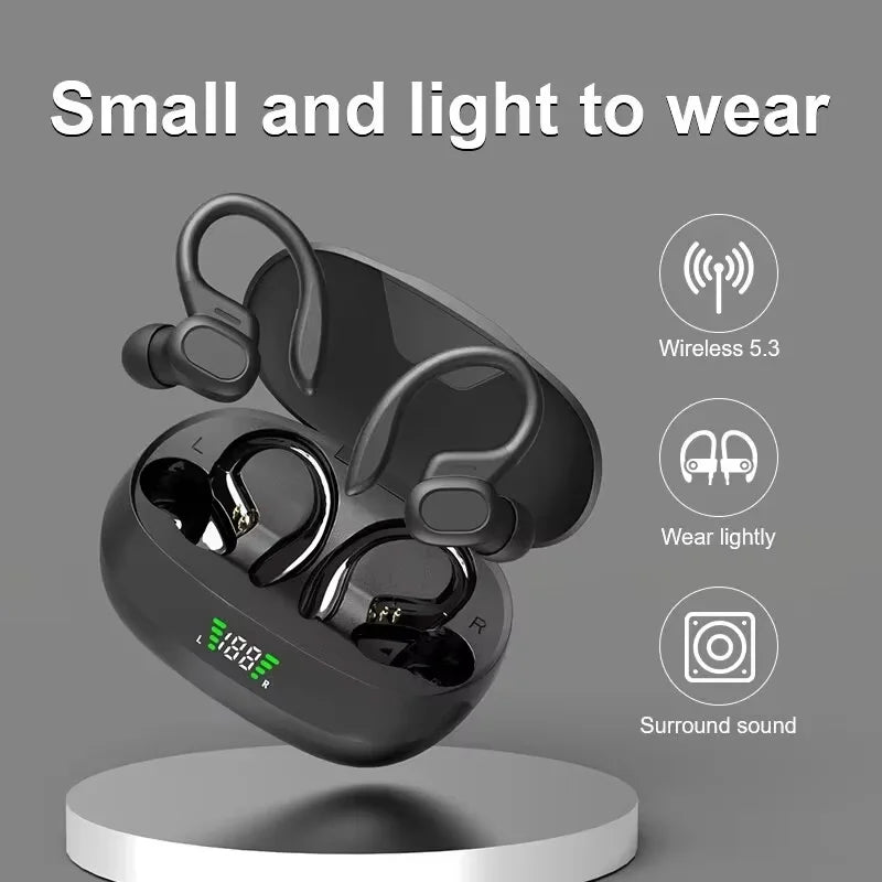 🎧🔥 Wireless Sports Earbuds – HiFi Ήχος, Αδιάβροχα & Άνεση σε Κάθε Κίνηση! 🔥🎧 Original TWS Earphones | Bluetooth 5.1 | Ear Hook Design | Waterproof & Noise Cancelling
