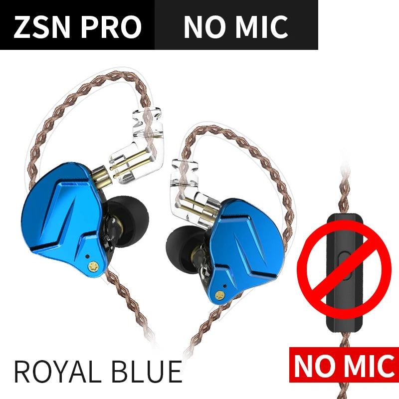 🎧 KZ ZSN PRO – Επαγγελματικά In-Ear Earphones με Hybrid Drive 🎧