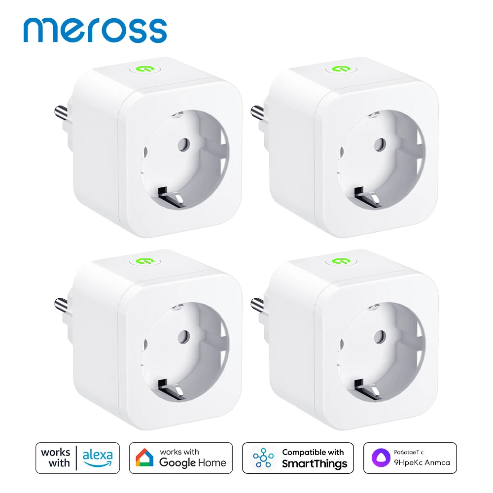 Meross 16A EU Smart Plug Wi-Fi με Energy Monitoring & Bluetooth Setup