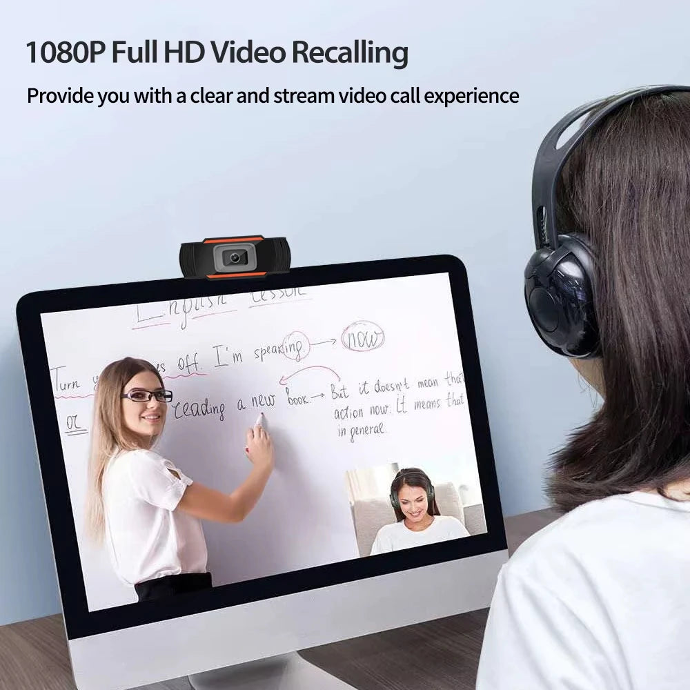 🎥💻 Gohero 2K/1080P Full HD Webcam με Μικρόφωνο 🎤 | USB Plug & Play | Autofocus 🔎 | Live Streaming & Video Calls