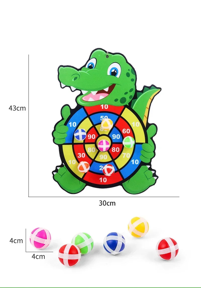🎯✨ Εκπαιδευτικό Παιχνίδι Dart Board με Sticky Balls – Montessori Παιχνίδι για Παιδιά 3+ 🎁