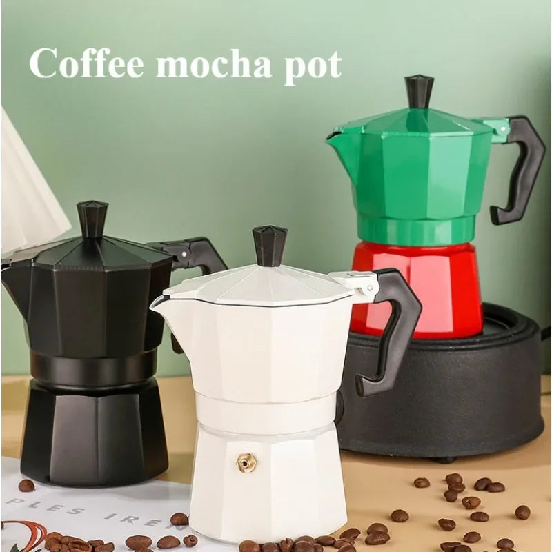 ☕✨ Κλασική Αλουμινένια Moka Pot – Ιταλικός Espresso στο Σπίτι ή στη Βόλτα! ✨☕ Aluminum Moka Coffee Pot – Italian Style Stovetop Espresso Maker