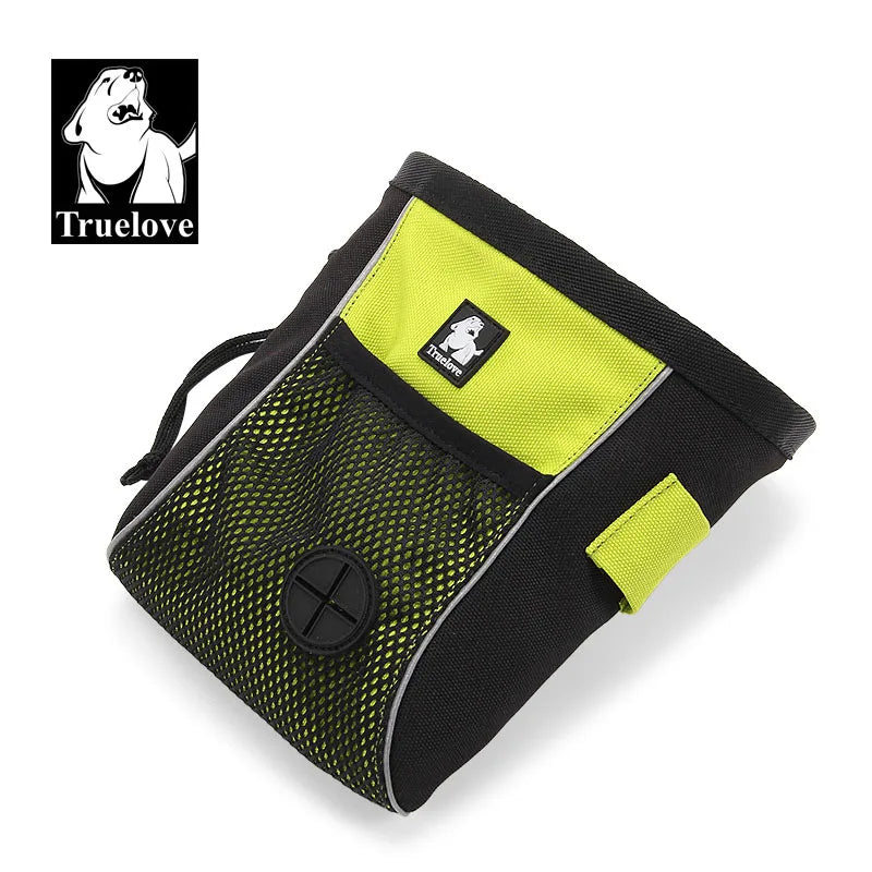 Truelove Dog Treat Bag 🐶🎒 | Clip-On Pouch w/ Poop Bag Dispenser 💩 | Reflective & Travel-Ready ✨ | Training Belt Bag ✅