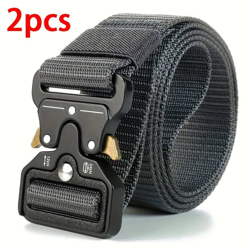 🪖👖 Versatile Men’s Tactical Belt – Durable & Adjustable Design ✨ Για Outdoor Sports, Jeans & Casual Wear (Unisex, 1 ή 2 Τεμάχια)