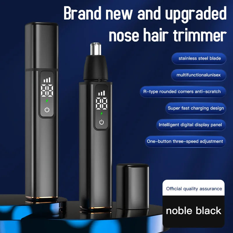 👃✨ Xiaomi Touch Screen Nose & Ear Hair Trimmer – Επαναφορτιζόμενο με Type-C ✨👂