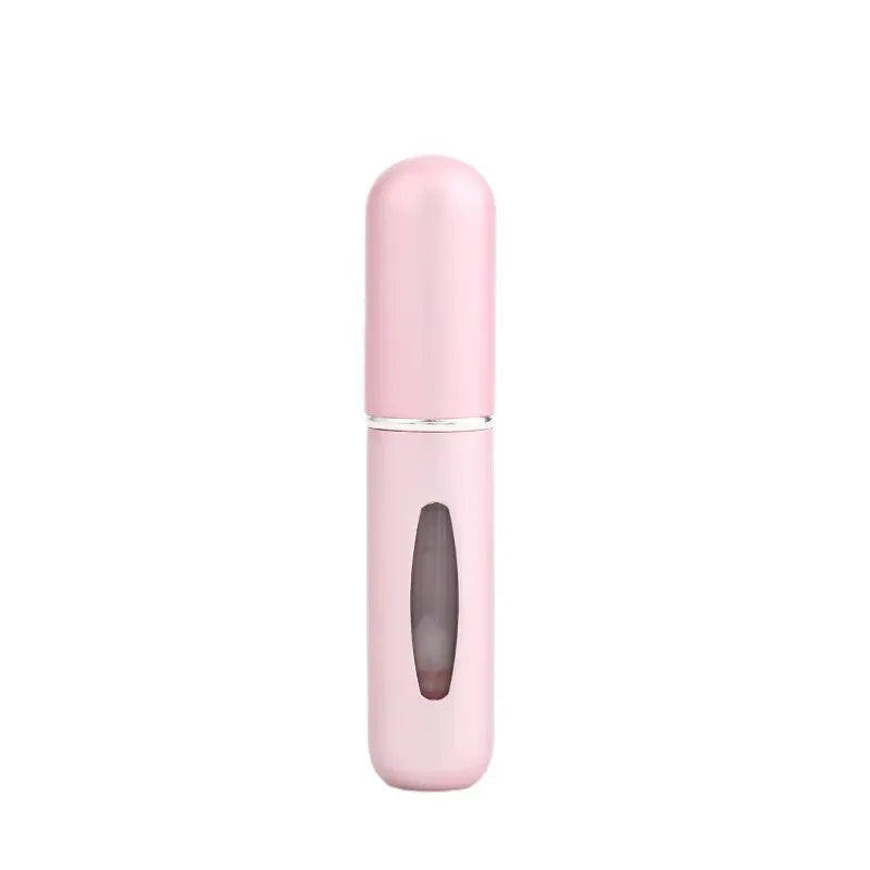 🌸💎 Mini 5ml Επαναγεμιζόμενο Μπουκαλάκι Αρώματος – Bottom Filling Spray ✨ Μεταλλική Θήκη για Ταξίδια & Καθημερινή Χρήση