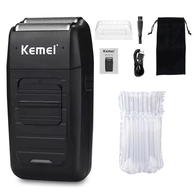 💇♂️⚡ Kemei Hair Clipper & Shaver Kit – Επαγγελματική Κουρευτική & Ξυριστική Μηχανή Ανδρών (KM-2296 / KM-2299 / KM-1102)