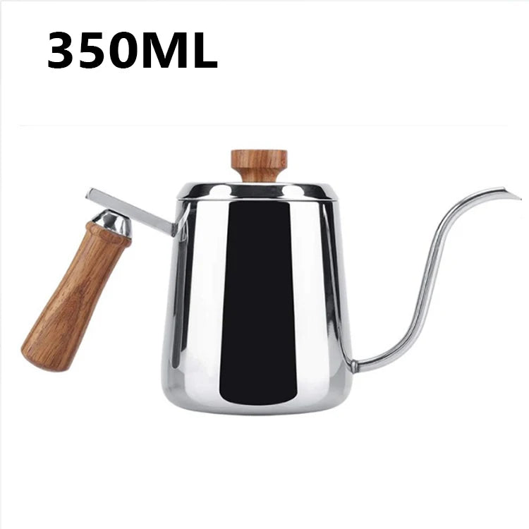 ☕✨ Drip Kettle με Λαιμό Κύκνου – Για Τέλειο Pour Over Καφέ! ✨☕ Drip Kettle Non-stick Stainless Steel