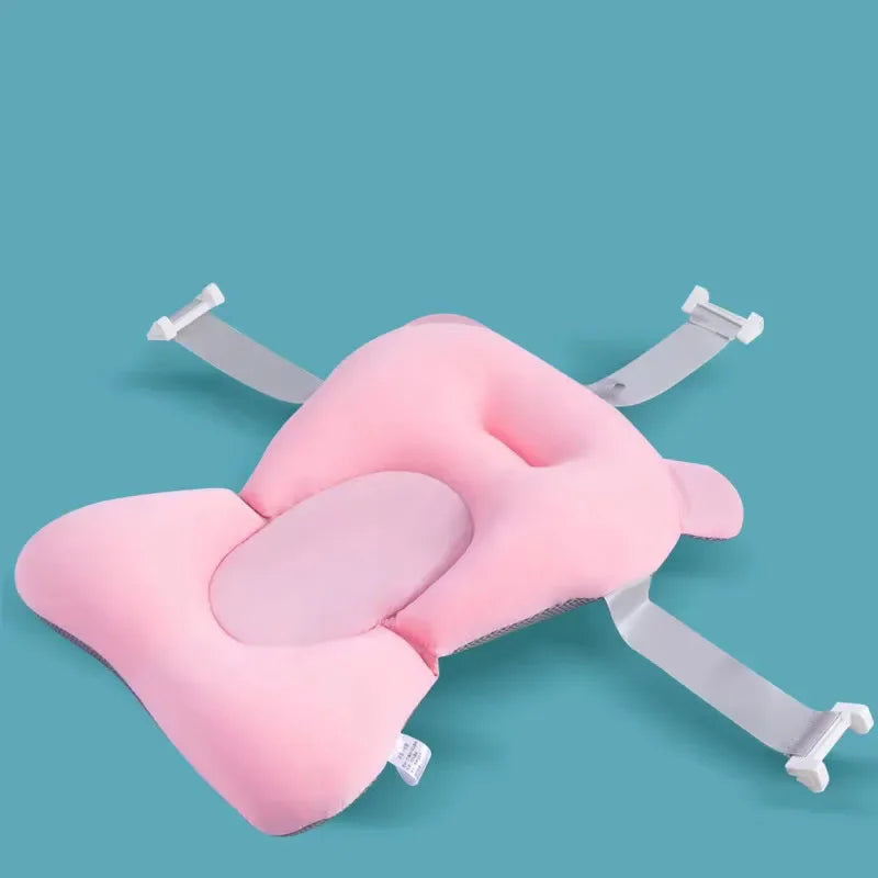 🛁👶 Baby Bath Seat Support Mat – Αναδιπλούμενο Μαξιλάρι & Κάθισμα Μπανιέρας για Νεογέννητα Άνετο, μαλακό και αντιολισθητικό, για ασφαλές και απολαυστικό μπάνιο! 💖💦