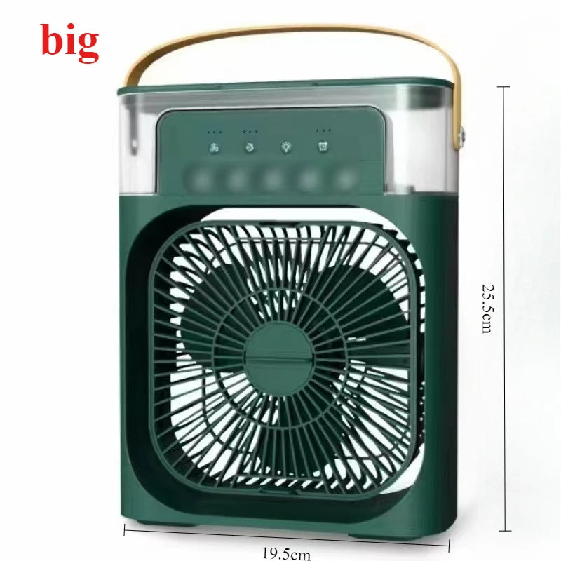 ❄️💨 3 σε 1 Φορητό Air Cooler – Ανεμιστήρας, Υγραντήρας & LED Night Light! 💨❄️ Portable Humidifier Fan Air Conditioner