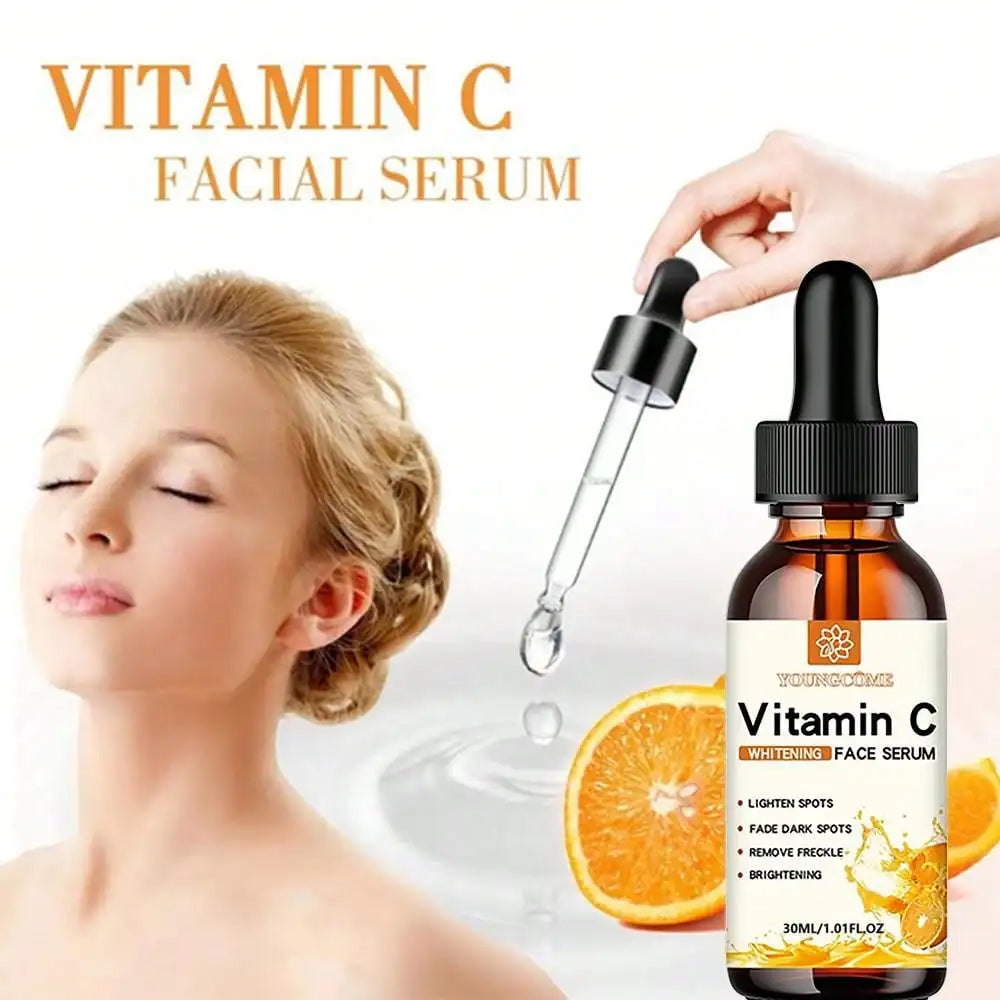 🍊 Vitamin C Facial Essence 30ml – Ενυδάτωση, Αντιγήρανση & Λάμψη