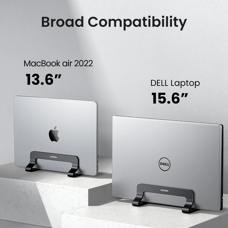 💻📐 UGREEN Vertical Laptop Stand – Αλουμινένια Κάθετη Βάση Laptop & Tablet 🎯