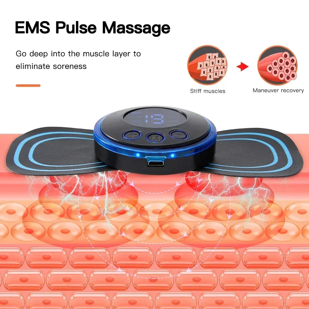 💆♂️🔋 Neck Rechargeable Massager – Ηλεκτρικό Μασάζ Αυχένα για Ανακούφιση Πόνου & Χαλάρωση ✨