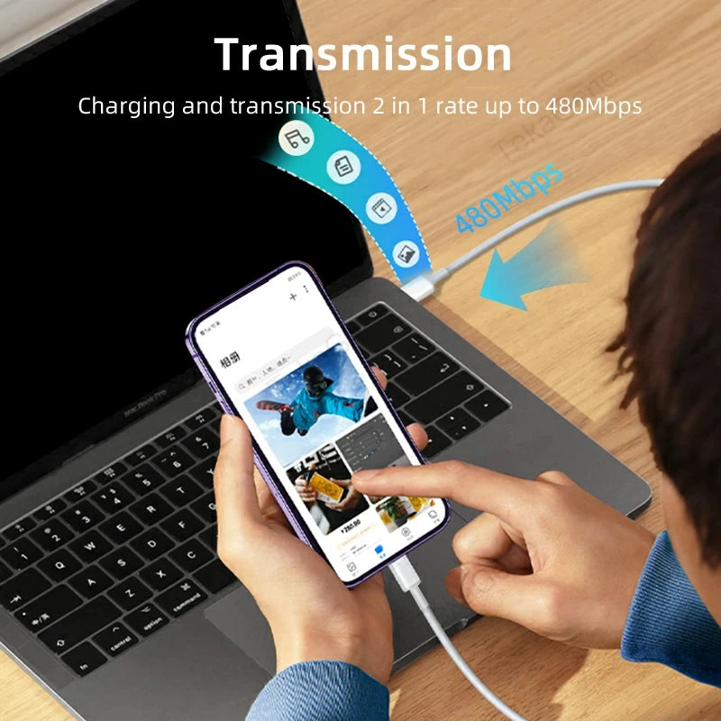 ⚡ PD 3.0 20W Γρήγορος Φορτιστής με Καλώδιο USB-C σε Lightning Η ιδανική λύση για ταχεία και ασφαλή φόρτιση των Apple συσκευών σου! 🍏🔋