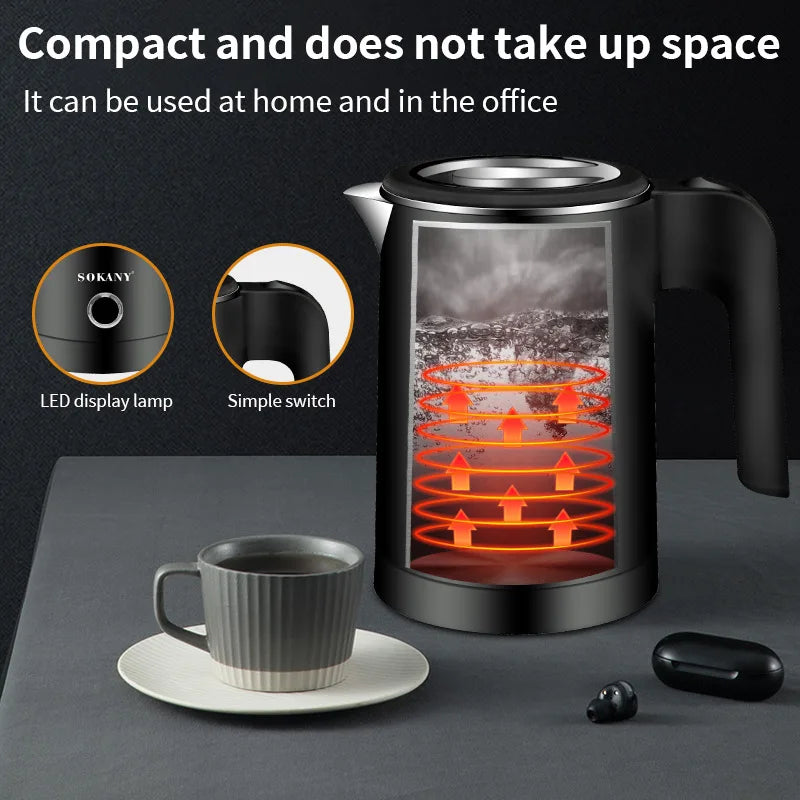 💧⚡ Houselin Electric Kettle 0.5L – Μικρός, Γρήγορος & Ασφαλής Βραστήρας! ⚡💧 Houselin Electric Kettle – 0.5L